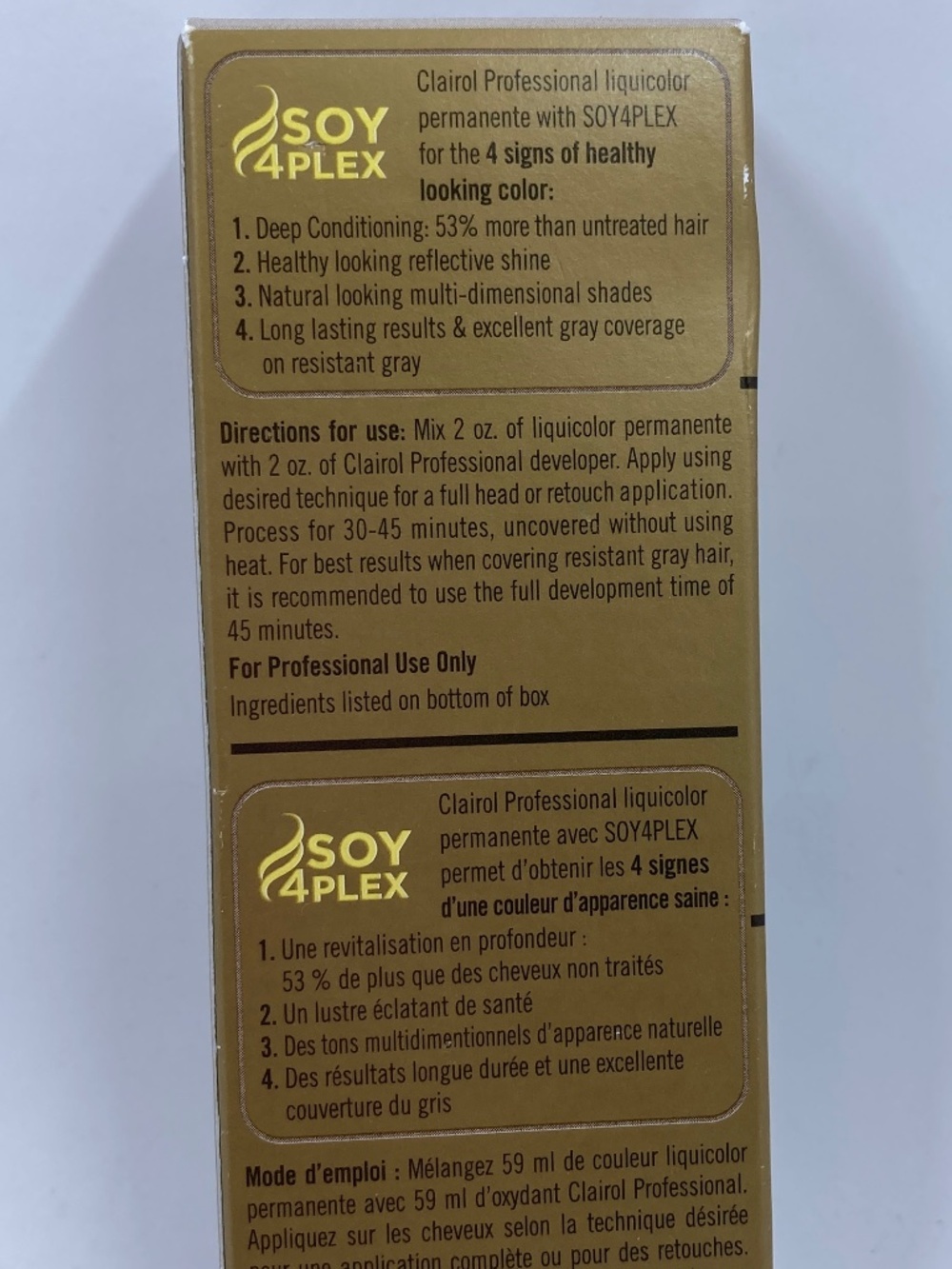 Clairol Hair Color 5NN Soy 4Plex Gray Busters NN liquicolor 2oz NIB - Picture 2 of 13